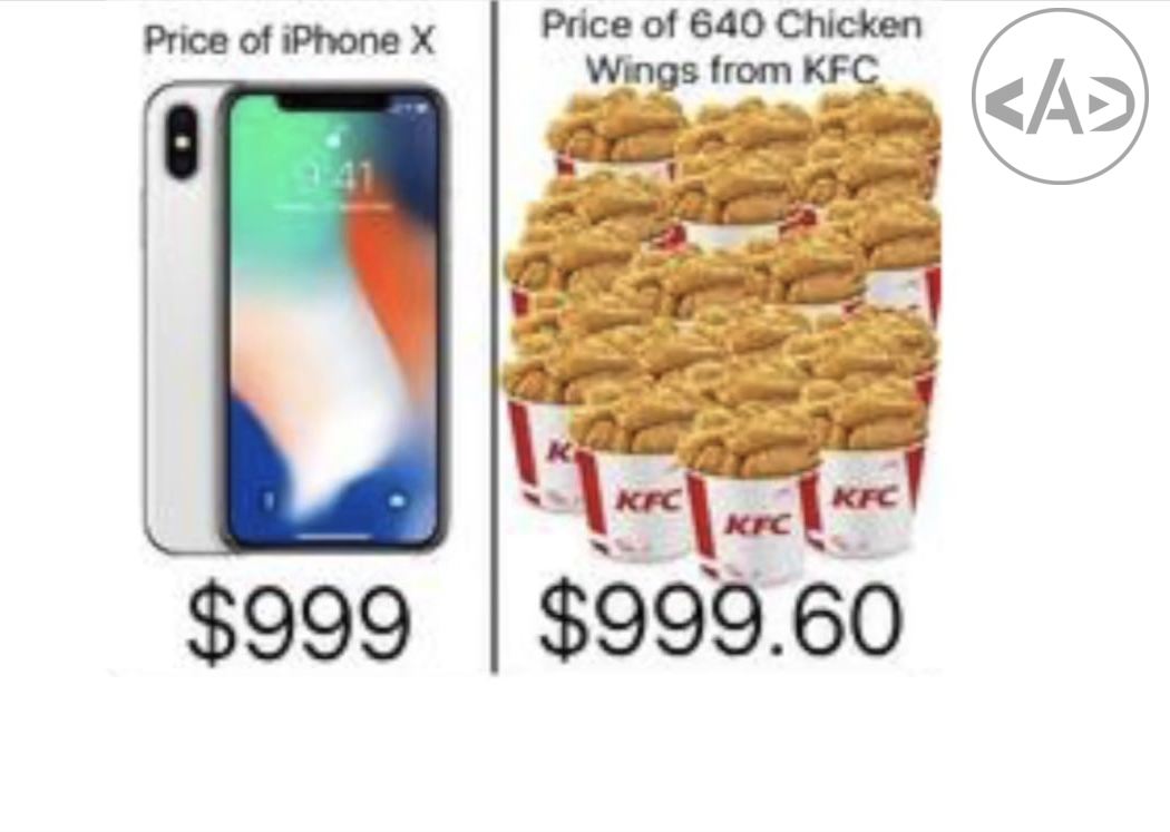 I phone or KFC