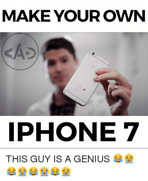 Cant afford iPhone 7 look what this guy did ?